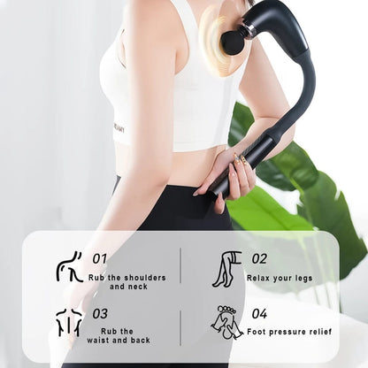 Pistola de Masaje en Forma de U – Alivio Muscular Profundo